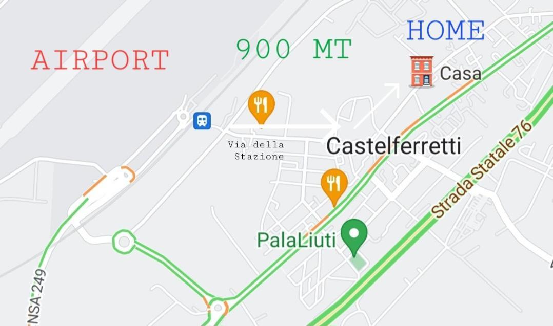 Al Castello - Aeroporto Delle Marche - Ancona Apartman Falconara Marittima Kültér fotó
